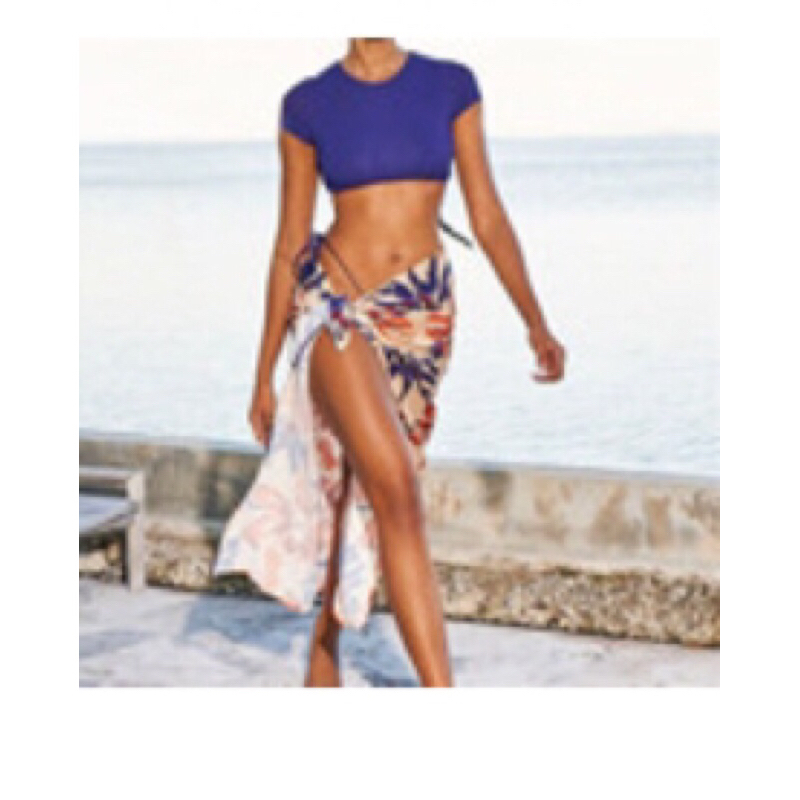 Bikini+ rok outer 3pcs set/swimwear wanita /baju pantai wanita B0038