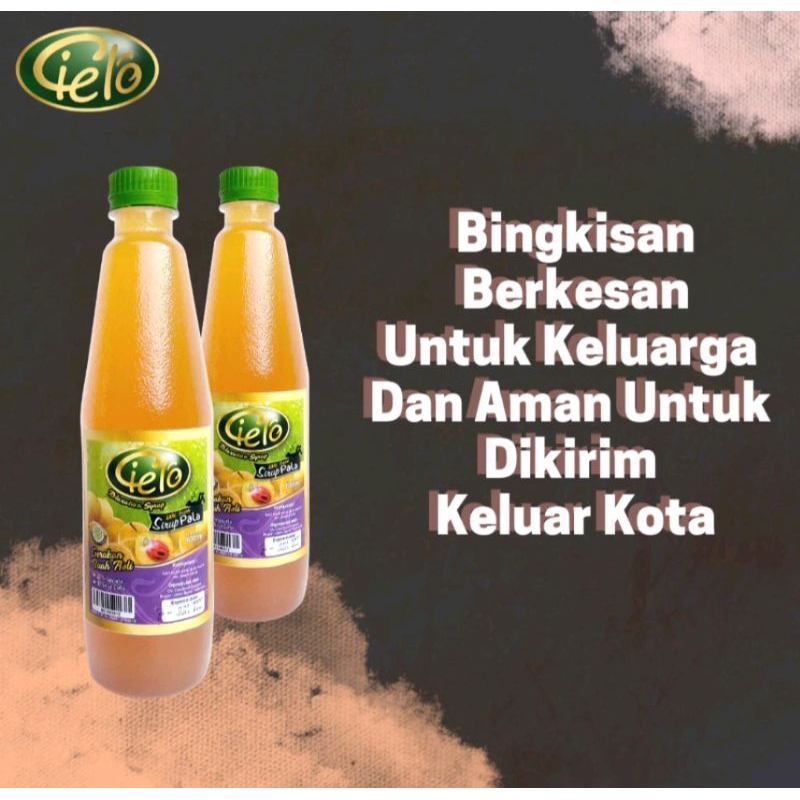 

MAR Cielo Sirup Buah Pala Isi 630 ml Dengan Gula Asli Oleh Oleh Kota Bogor (Packing DUS)