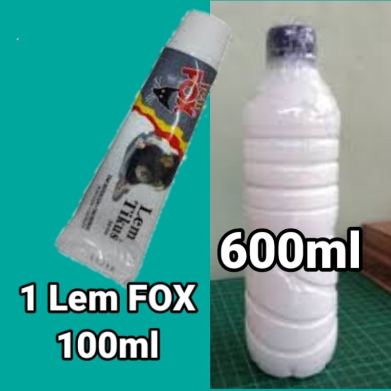 Getah Karet cair murni BUNDEL 1 lem FOX