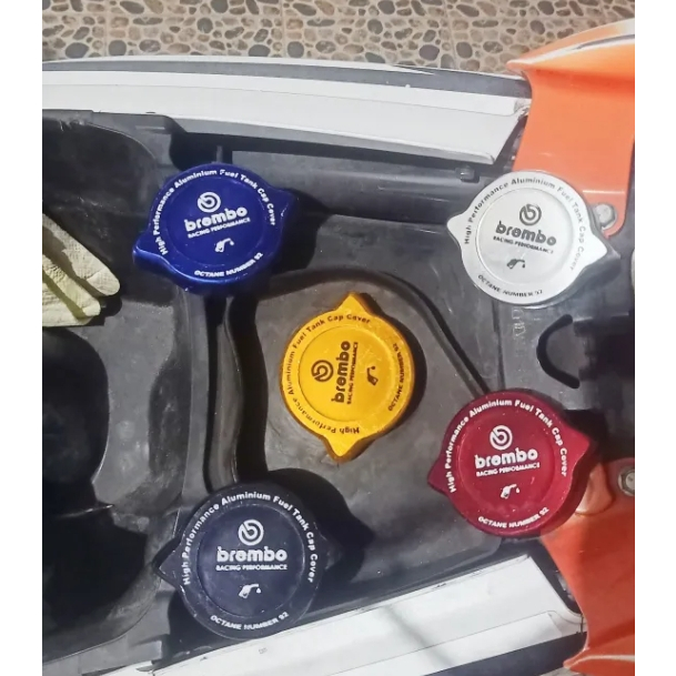 cover Tutup tangki BREMBO universall warna bebek matic variasi Aerox Mio Fino Mio j Scoopy Beat Vari