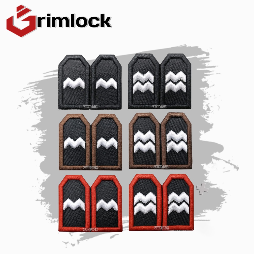 Pangkat Bordir Pdl / Pangkat Aipda / Pangkat Aiptu / Bordir Timbul