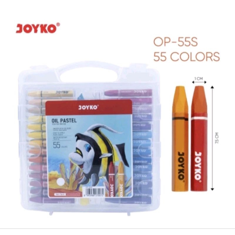 

OIL PASTEL/CRAYON MEWARNAI JOYKO 55 WARNA