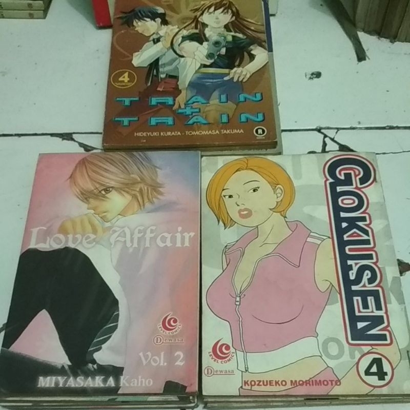 KOMIK CABUTAN GOKUSEN Kozueko Morimoto / LOVE AFFAIR -  MIYASAKA KAHO/ TRAIN + TRAIN INTO THE BLUES