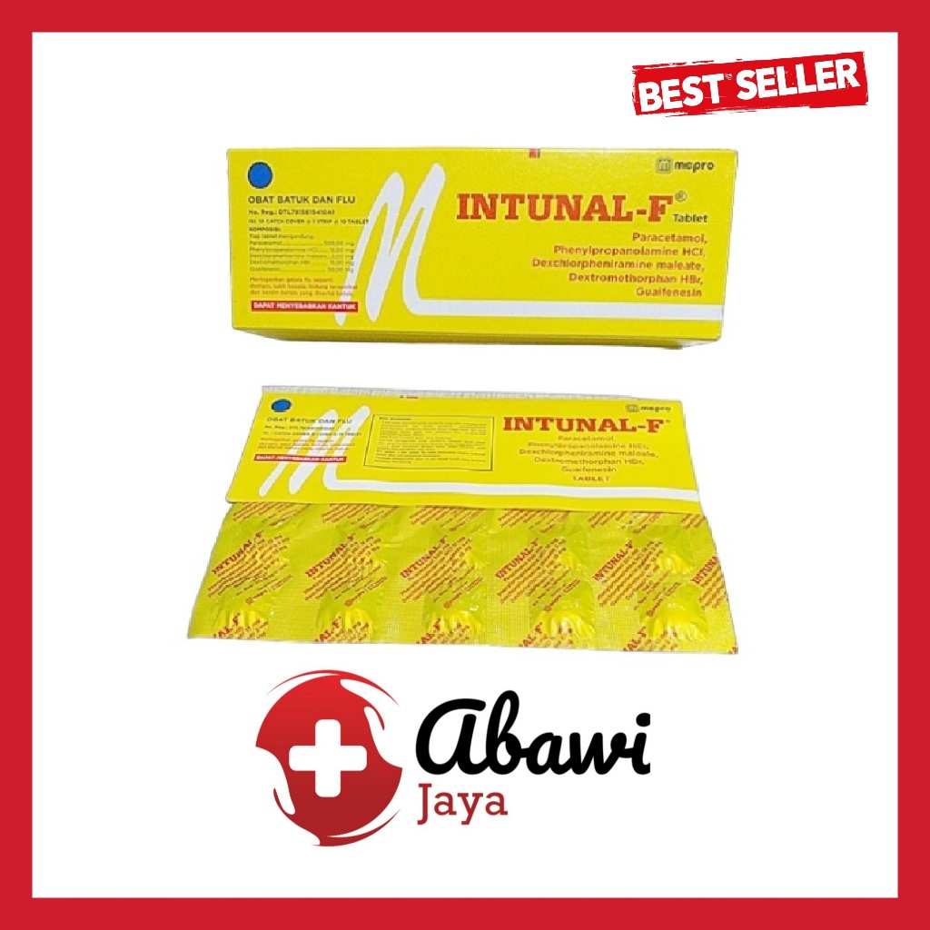 [AB] Intunal Forte Isi 10 Tablet - Obat Batuk Pilek