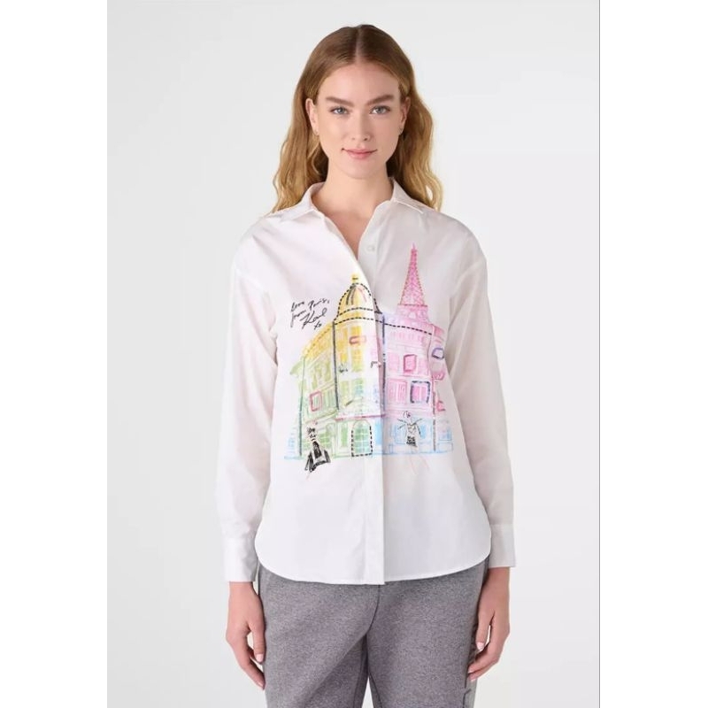Karl Lagerfeld Paris Outline Shirt - BRANDED ORIGINAL