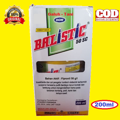 Balistic 50sc Insektisida Kemasan 200ml