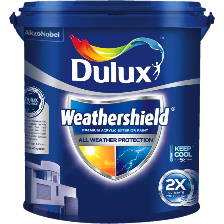 DULUX WEATHERSHIELD CORE DS BRILLIANT WHITE 2.5L