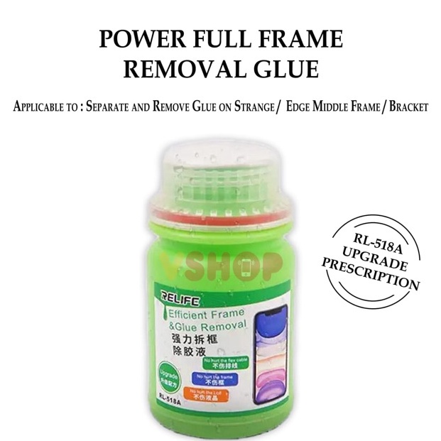 

Ready stock CAIRAN PENGHANCUR LEM RELIFE RL-518A FRAME REMOVAL GLUE 250ML DNM