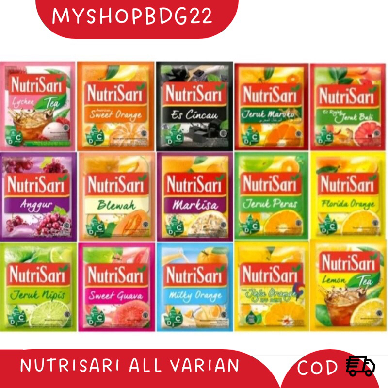 

Nutrisari Minuman Serbuk Vitamin C / Nutrisari All Varian