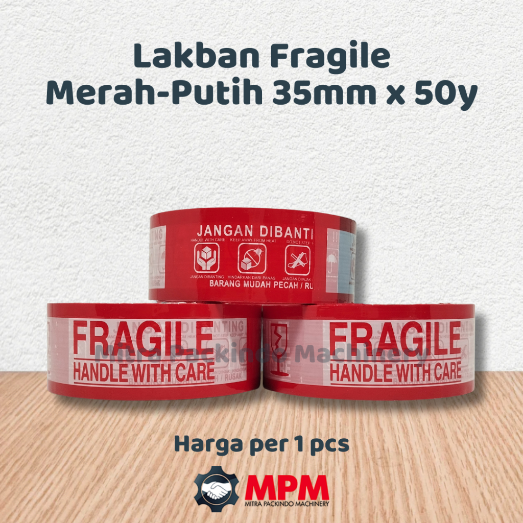 

Lakban Fragile Merah Murah Ready Perekat Isolasi Solatip Pecah Belah Jangan Dibanting| Lakban Coklat