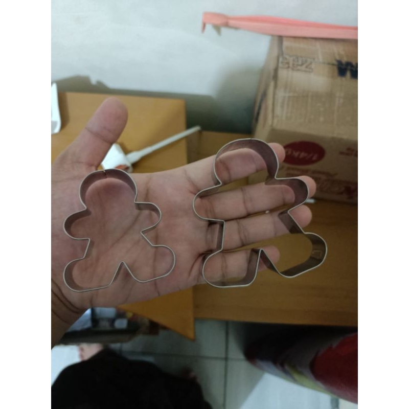 Cookie Cutter/karakter orang/cetakan kue kering impor cookies orang ginjerbread ginjer bread termura