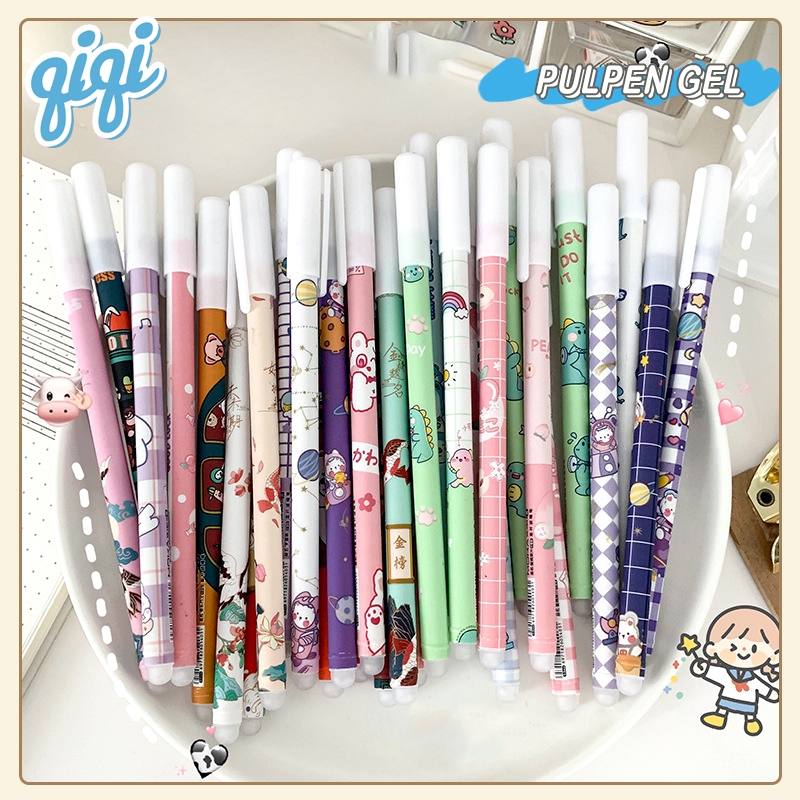 

Erasable Gel Pen / Pulpen Gel - Bisa Dihapus - 0.5 mm/PULPEN HAPUS GEL MOTIF LUCU IMUT / PEN HAPUS - Qiqi Treasure