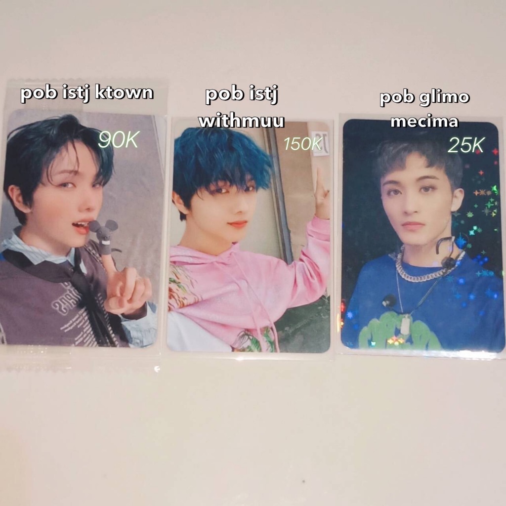 PHOTOCARD POB ISTJ GLITCH MODE NCT DREAM