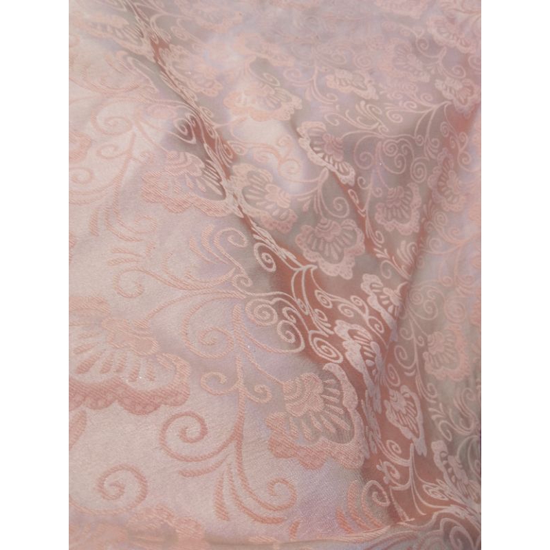 TYH Kain Satin Ninaricci Emboss / Kain Satin Premium / Kain Saten Grade A / Kain Lembut Premium