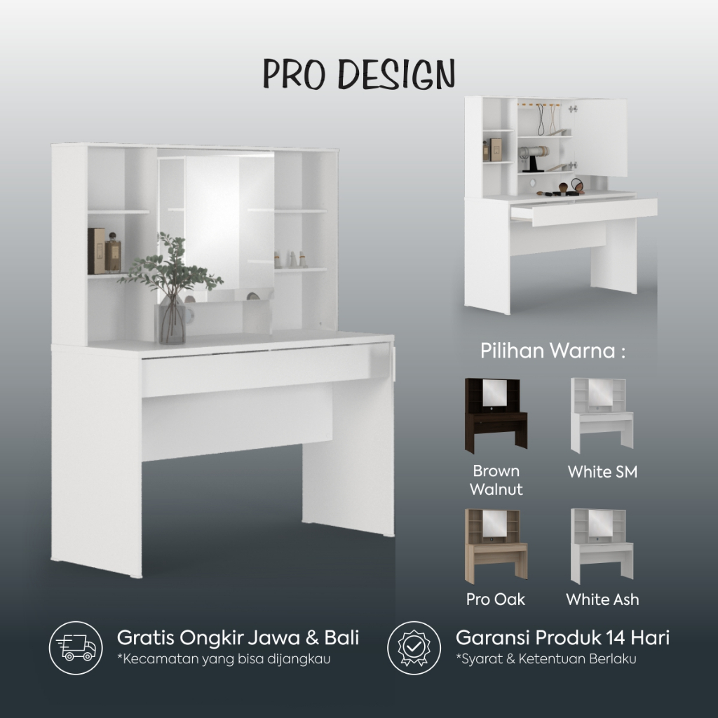 Pro Design Yuka DS120 Meja Rias