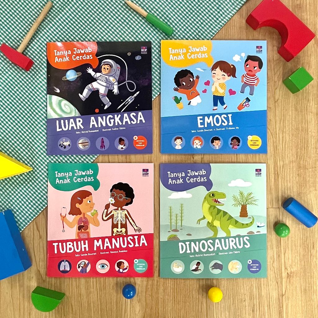 [BIP] Seri Tanya Jawab Anak Cerdas: Dinosaurus, Emosi, Luar Angkasa, Tubuh Manusia
