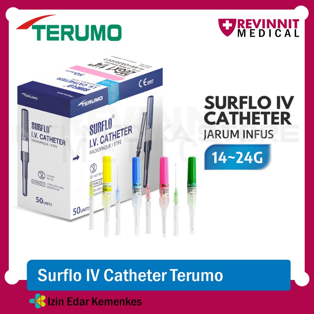 Terumo Surflo IV Catheter Abbocath Abocath 18G 20G 22G 24G