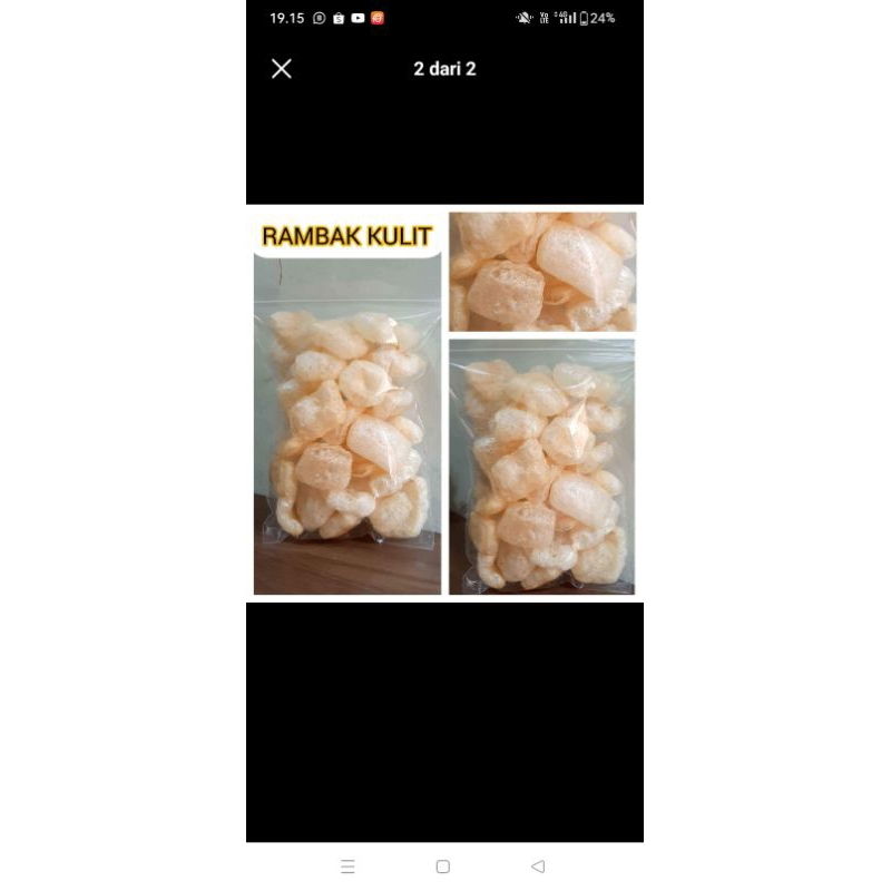 

Rambak Sapi/Krecek Kulit Sapi Asli