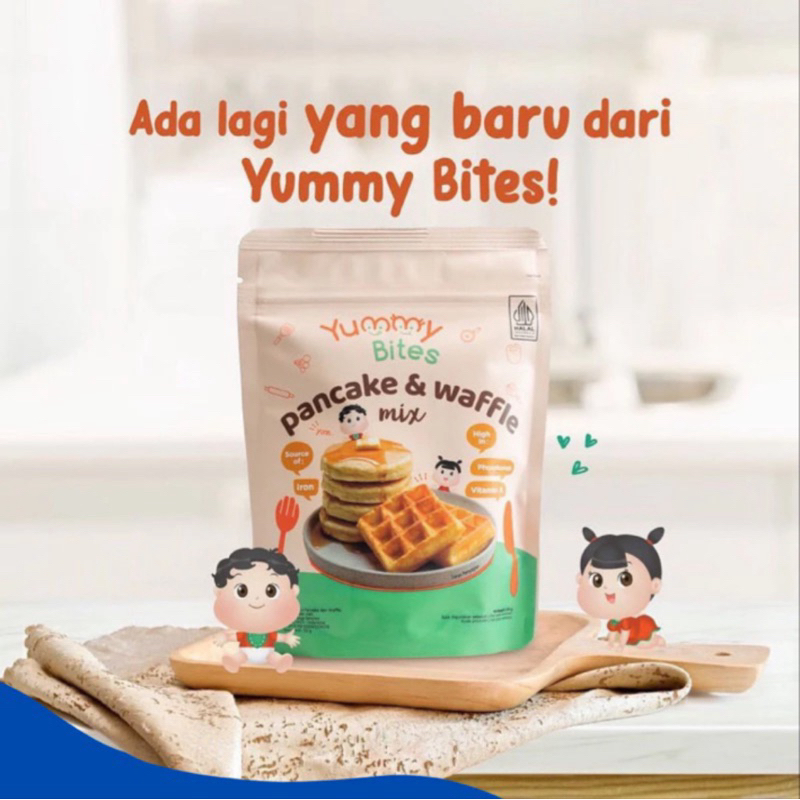 

Yummy bites pancake & waffle mix 130gr