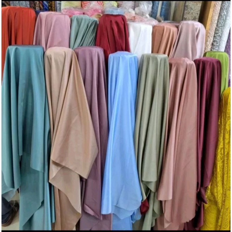 kain polos maxmara silk premium
