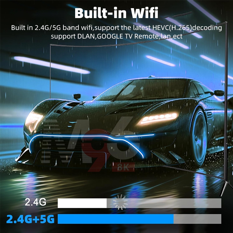 Tripsky M96 Tv Stick Android 8K Hd Ram 4/8Gb Rom 32/128Gb Android 13 Smart Tv Stick Android Tv Stick