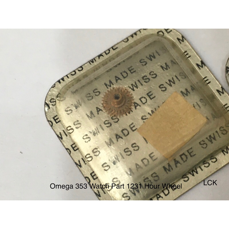 Omega 353 Watch Part 1231 Hour Wheel / Omega 353 Part 1231 untuk Mesin Jam Tangan bagian Roda Jarum 