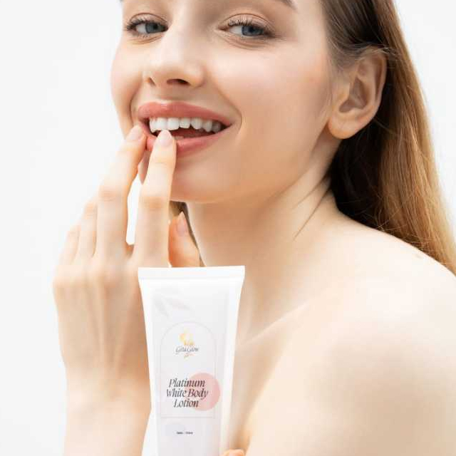 (BPOM) Platinum White Body Lotion whitening lotion GITAGLOW pemutih bpom lotion glutathione arbutin