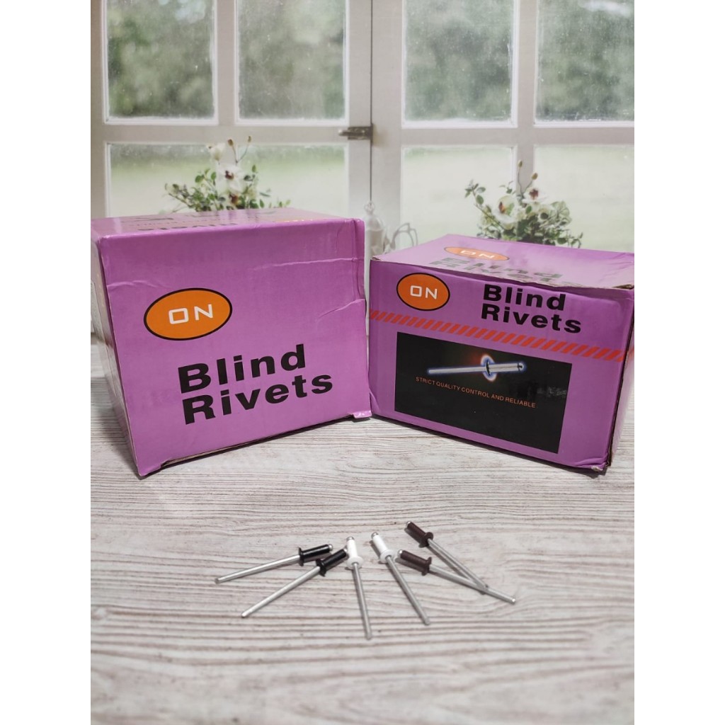 Paku Rivet ON 435 Warna (Hitam,Putih,Coklat)