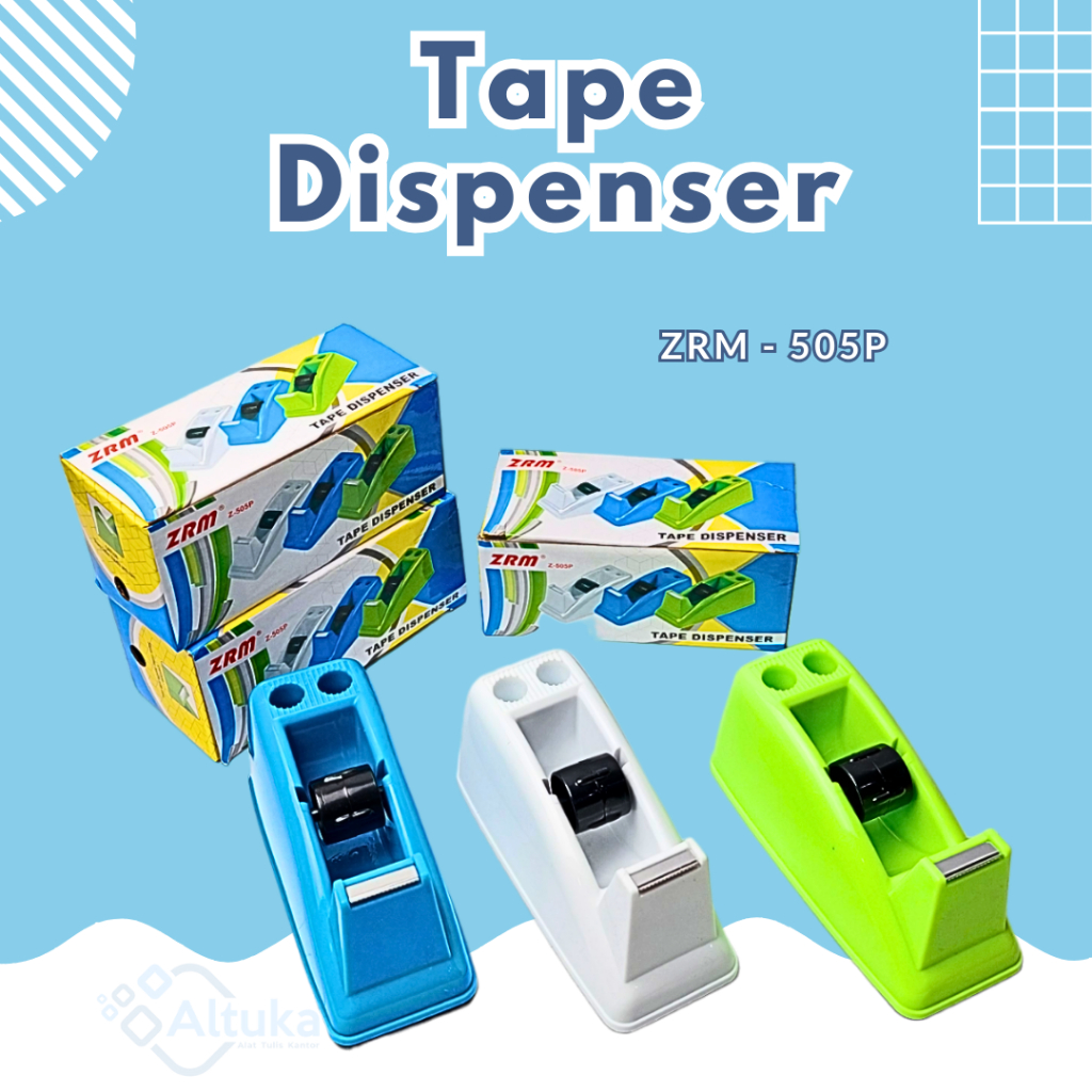 

Tape Mini Dispenser ZRM/ Dispenser Isolasi Tape Kecil ZRM Murah