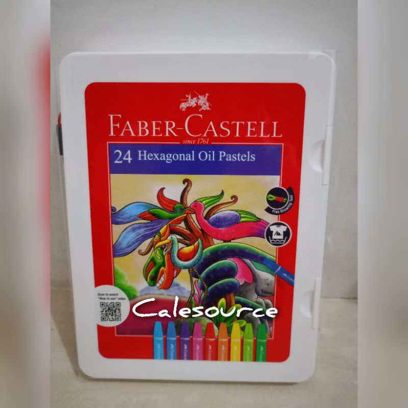

Original Faber Castell Hexagonal Oil Pastel 24 Plastic bag