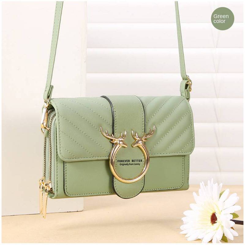 Dompet Cewek Multifungsi Dompet Wanita Multifungsi Tas Selempang Kulit Wanita Dompet Hp Wanita