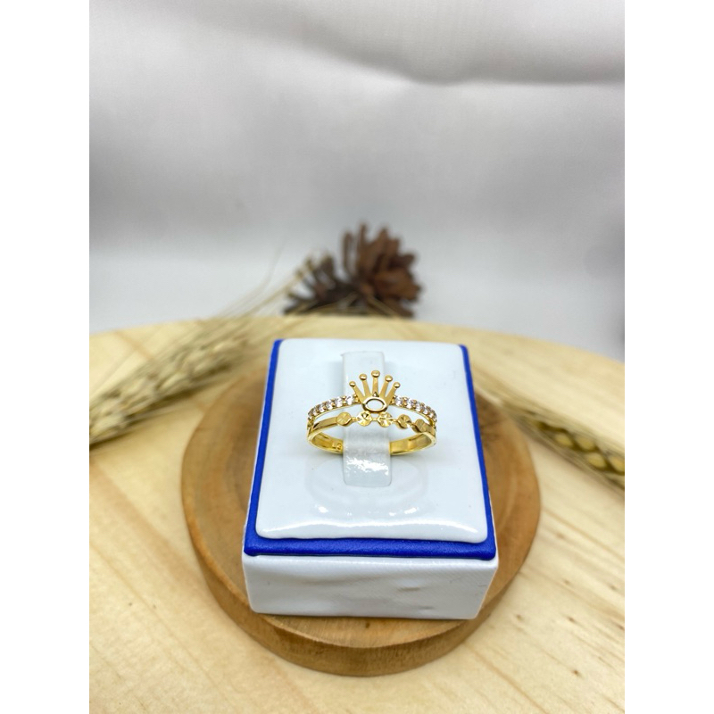CINCIN LISTRING MAHKOTA | GOLD 8k