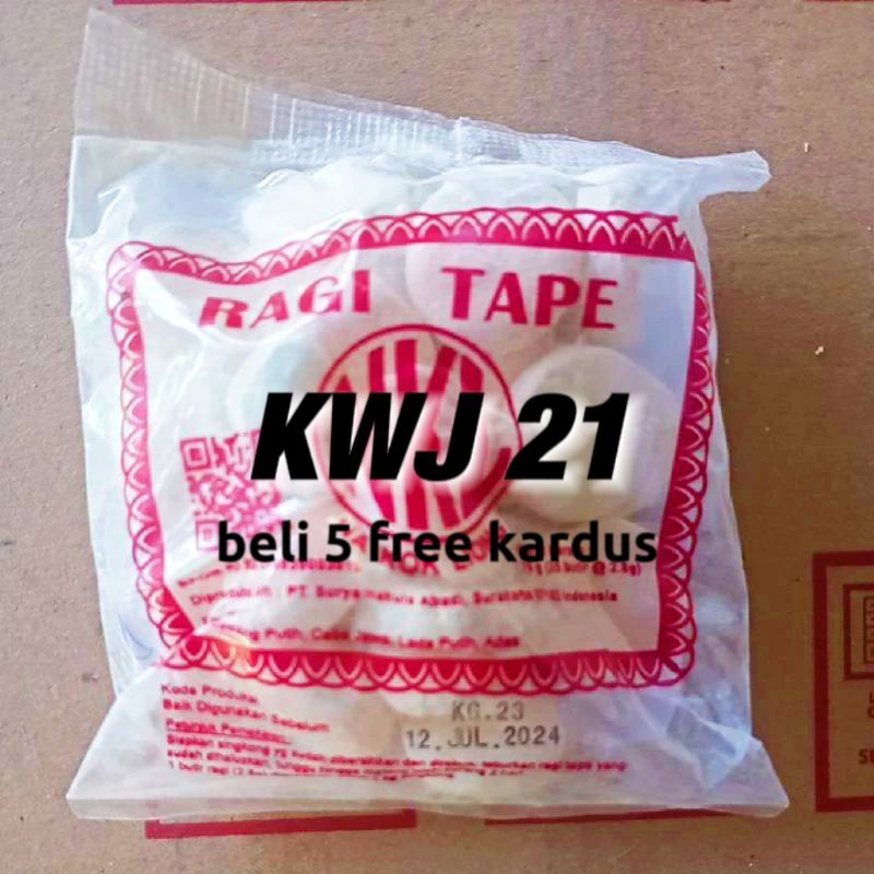 

Ragi Tape NKL isi 25 butir, ngabisin stok aja, mau off dr shopi