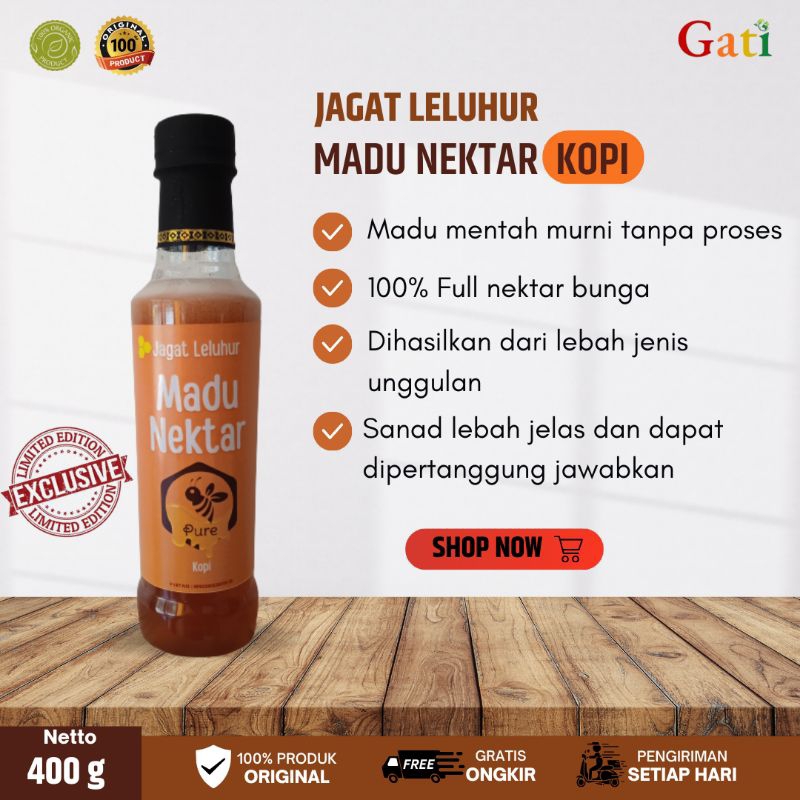 

Limited Stock Madu Jagat Leluhur - Madu Nektar Kopi/Madu Kopi Asli/Madu Nektar Murah Kopi