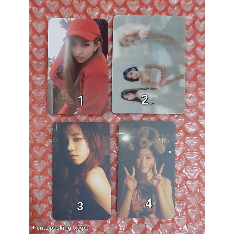 PC PHOTOCARD SHUHUA YUQI SOYEON SOOJIN MINNIE GIDLE (G) - IDLE I BURN I TRUST I AM I MADE