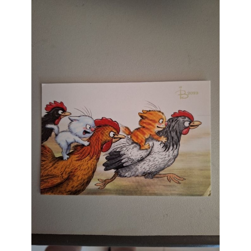 

kartu pos ayam/chicken postcard
