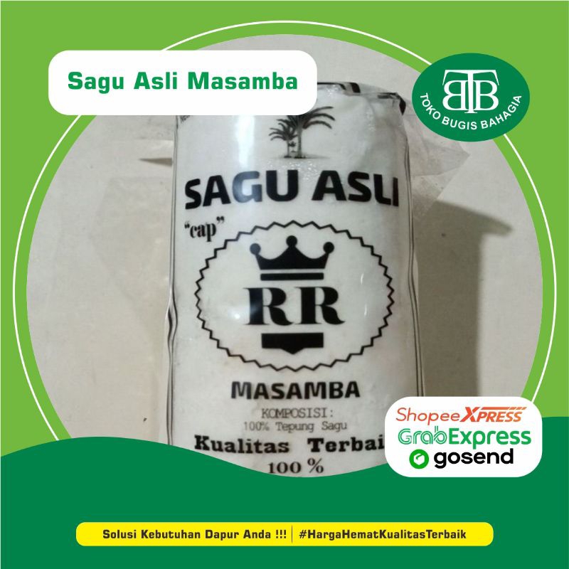 

Sagu Asli RR (Bahan Kapurung), Pasar Terong Makassar