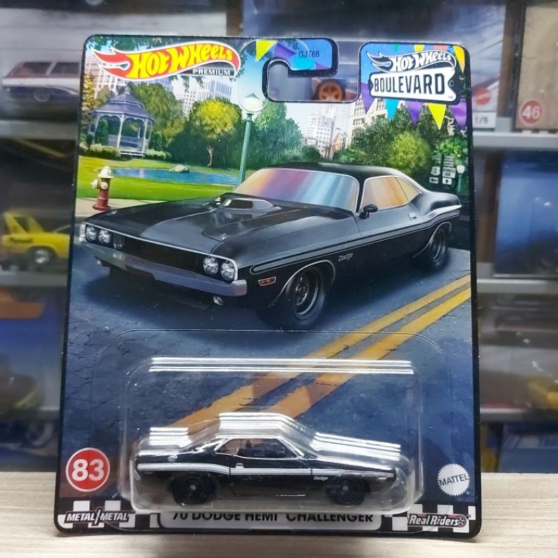 HOT WHEELS 70 DODGE HEMI CHALLENGER - BOULEVARD 83 - PREMIUM - ORIGINAL HOTWHEELS