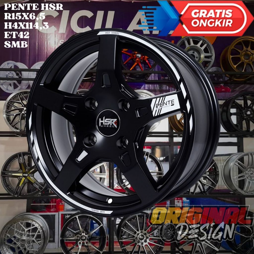 Velg Mobil Ring 15 HSR PENTE R15 UNTUK AVANZA COLT FUTURA LIVINA CARENS