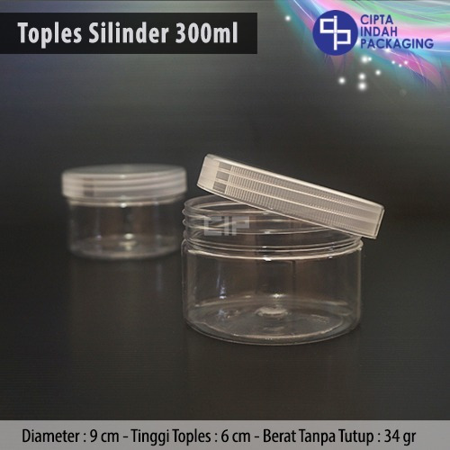 TOPLES PLASTIK 300ML JAR SERBAGUNA