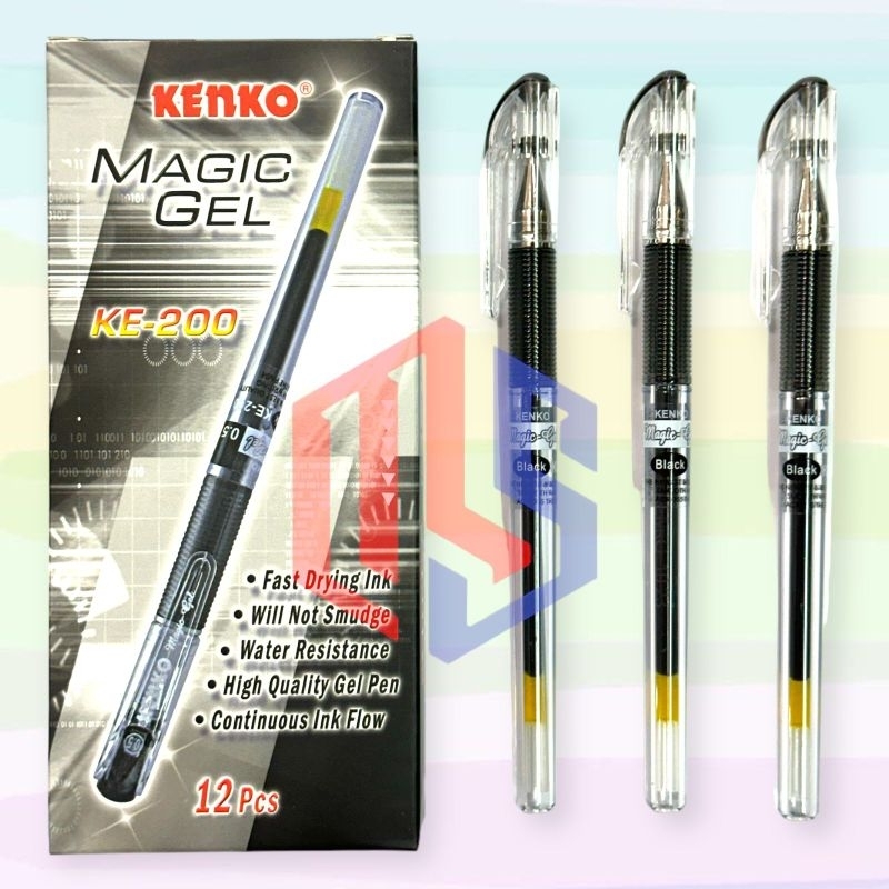 

Pulpen / Ballpoint / Pen Gel Kenko Magic Gel KE 200 (12 Pcs)