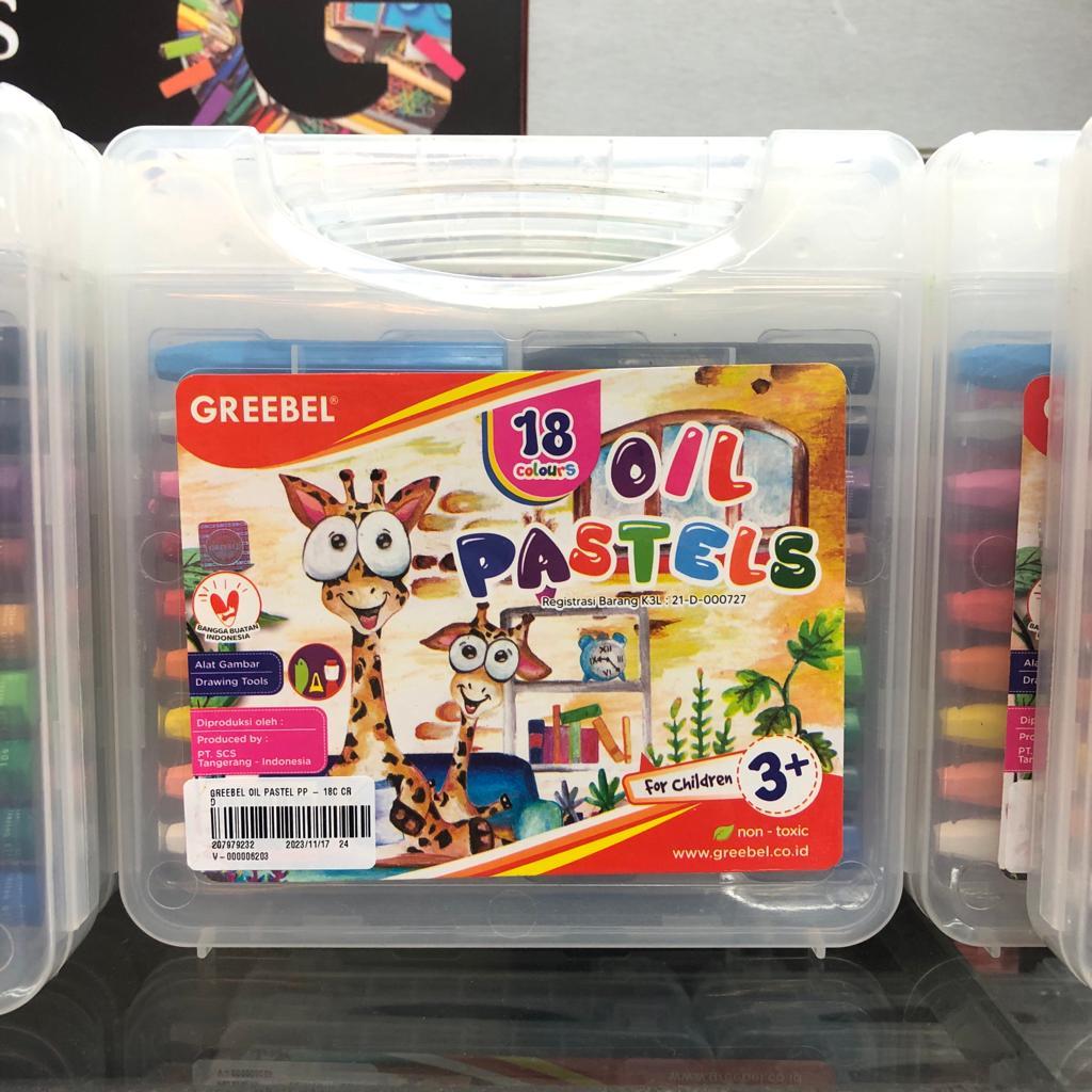 

Gramedia - Greebel - Crayon Anak Oil Pastel Set Isi 18 Warna