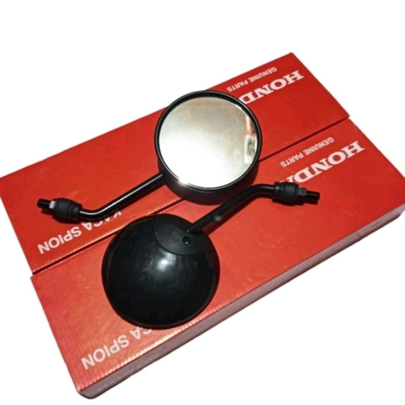 SEPASANG KACA SPION HONDA SCOOPY KIRI KANAN KYT FULL HITAM