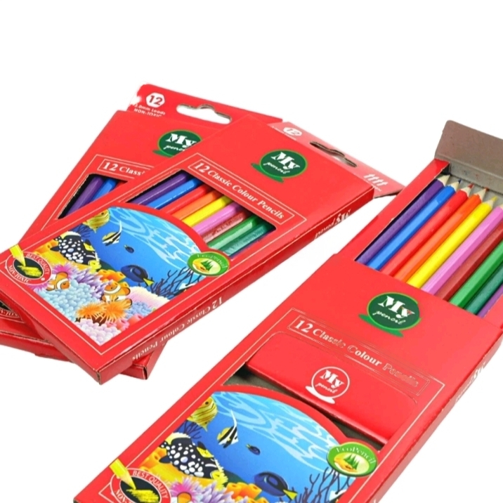 

Pensil Warna Isi 12 Panjang My Pencil Coloring Set Anak