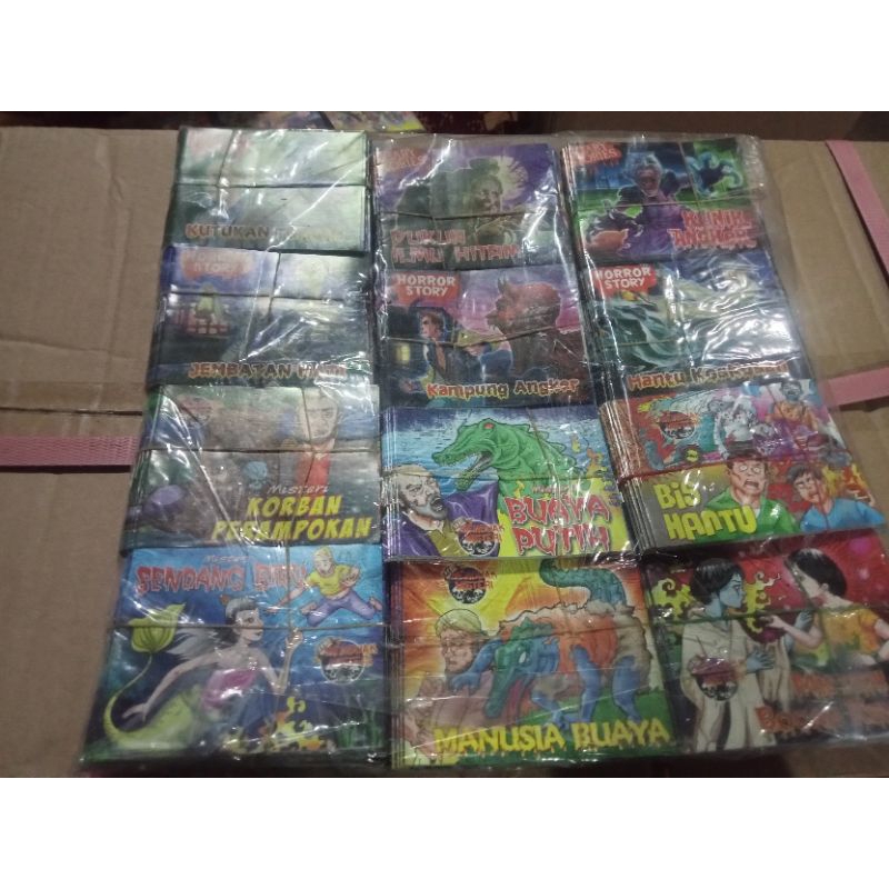 Komik horor/buku cerita horor tanggung/kisah misteri