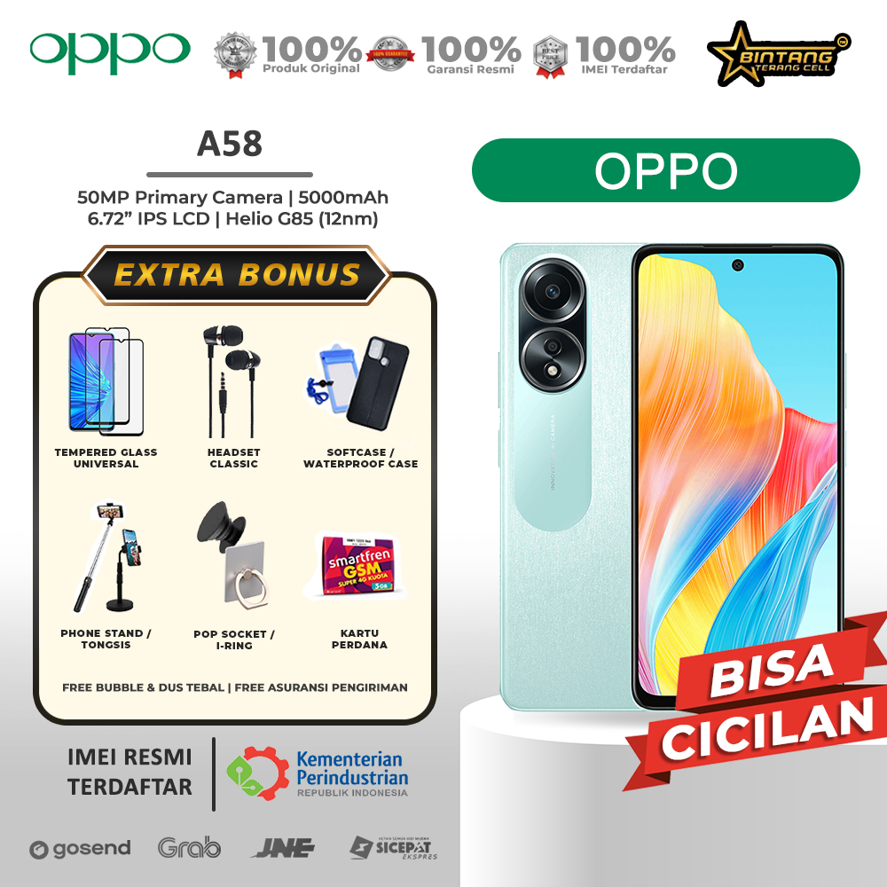 Oppo a58 NFC ram 8/128Gb [8+8/128Gb] ram 6/128Gb [6+6/128Gb] 5000mah supervooc 33w