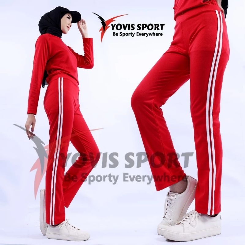 Celana Senam Wanita Yovis Sport Original