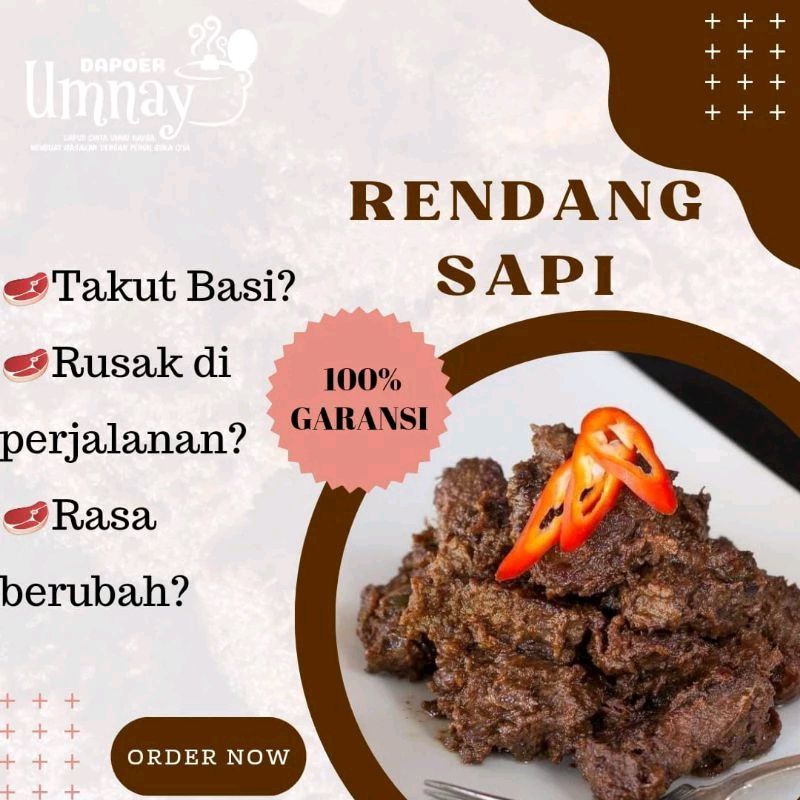 

Dapoer Umnay Rendang Daging Sapi 300 Gram