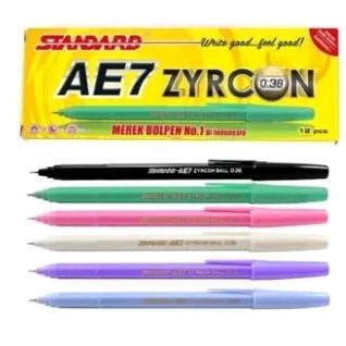 

Bolpen standard zycron AE-7 0.38 (12pcs)