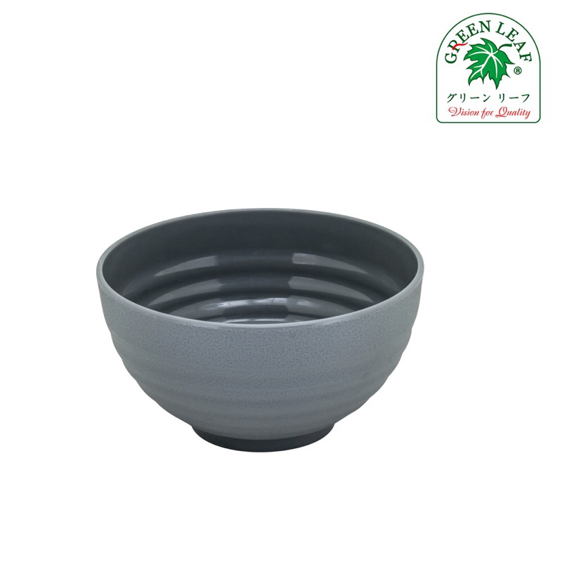 4096 Mangkok Plastik Mangkuk Sop Kuah Soto Toscana Series Green Leaf